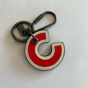 Coach MLB Chicago Cubs Keychain